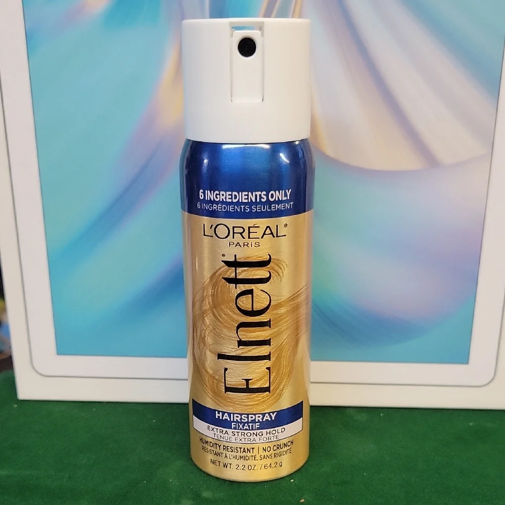L'Oreal Elnett Satin Hairspray Extra Strong Hold 64.2g New Spray Can